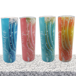 Load image into Gallery viewer, Swirl design 20 oz insulated tumbler
