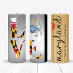 Load image into Gallery viewer, Love Maryland 20 oz insulated tumbler
